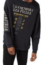 Men's Topman Worldwide Print Sweatshirt