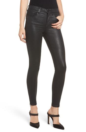 Women's Blanknyc The Bond Coated Skinny Jeans - Black