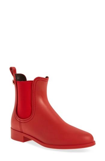 Women's Lemon Jelly Splash Waterproof Chelsea Boot Us / 36eu - Red