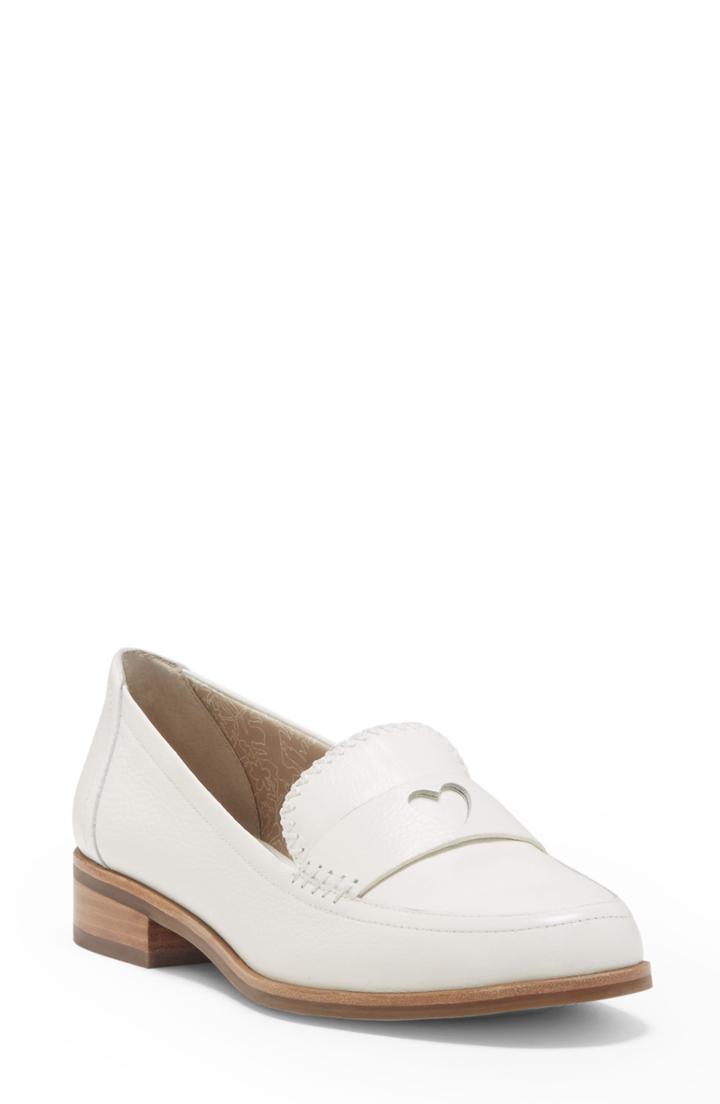 Women's Ed Ellen Degeneres Laddie Loafer .5 M - White