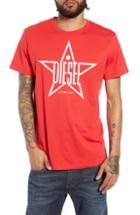 Men's Diesel T-diego-yh Graphic T-shirt - Black