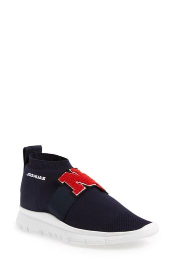 Women's Joshua Sanders University Sock Sneaker .5us / 35eu - Blue