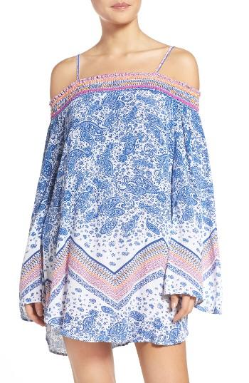 Women's Green Dragon Sunset Beach Cover-up Tunic