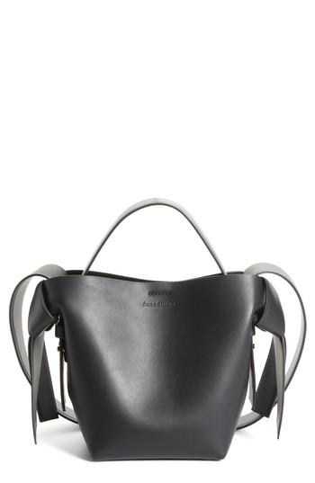 Acne Studios Musubi Leather Mini Bag - Black