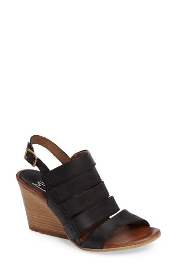 Women's Miz Mooz Kenmare Wedge Sandal Eu - Black