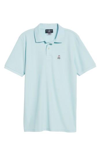 Men's Psycho Bunny Classic Pique Polo (m) - Blue