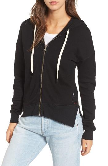 Women's N:philanthropy Hendrix Asymmetrical Hoodie - Black