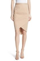 Women's Tracy Reese Faux Wrap Pencil Skirt - Beige