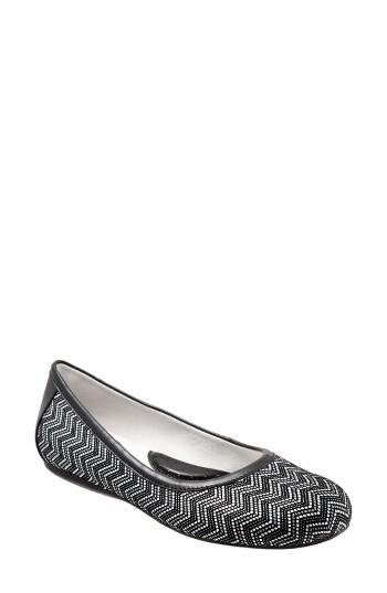 Women's Softwalk 'napa' Flat .5 M - Black