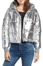 Women's Splendid Dakota Puffer Hooded Jacket - Metallic