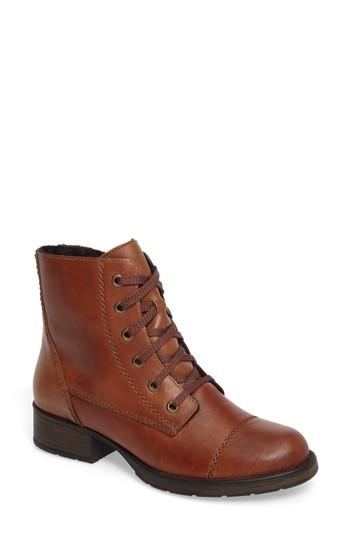 Women's Rieker Antistress Faith 10 Lace-up Boot Eu - Brown