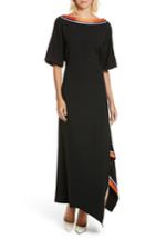 Women's Diane Von Furstenberg Open Back Ribbon Trim Dress - Black