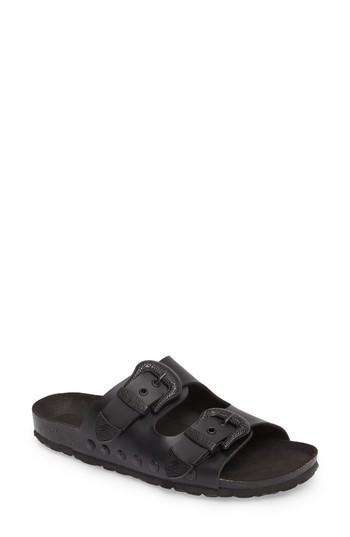 Women's Topshop Studded Slide Sandal .5us / 39eu - Black