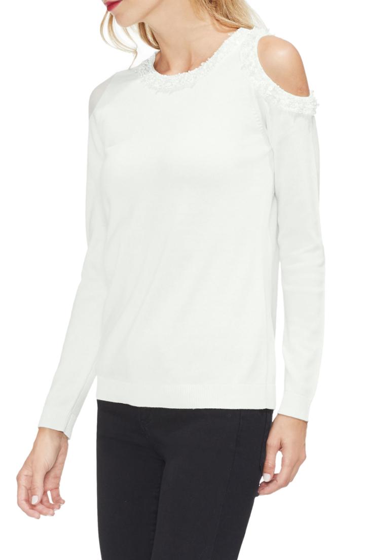 Women's Eileen Fisher Stripe Cotton & Hemp Sweater