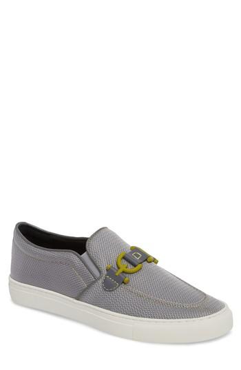 Men's Donald Pliner Andor Bit Slip-on Sneaker M - Metallic