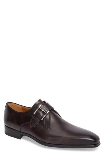 Men's Magnanni 'hugo' Monk Strap Slip-on .5 M - Grey