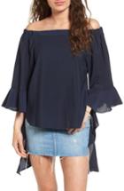 Women's J.o.a. Flare Sleeve Off The Shoulder Blouse