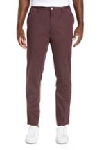Men's Hugo Stanino Flat Front Corduroy Stretch Cotton Trousers R - Purple