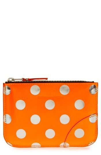 Men's Comme Des Garcons Optical Group Wallet - Orange