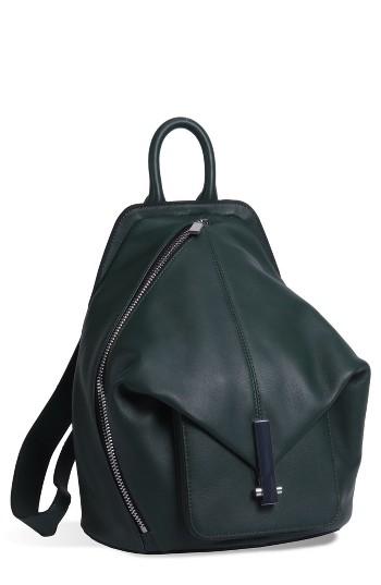 Kendall + Kylie Koenji Leather Backpack - Green