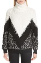 Women's Givenchy Intarsia Chevron Sweater - Black