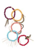 Women's The Lace Project Set Of 5 Beaded Bracelets