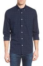 Men's Nordstrom Men's Shop Diamond Dobby Non-iron Sport Shirt