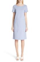 Women's Lafayette 148 New York Farah Catalina Stretch Canvas Dress, Size - Blue