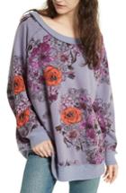 Women's Free People Go On Floral Pullover
