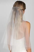 Wedding Belles New York 'madeline - Crystal' Two Tier Veil, Size - Ivory
