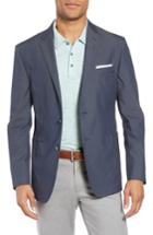 Men's H Classic Fit Stretch Cotton Blend Blazer R - Blue