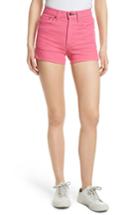 Women's Rag & Bone/jean Justine High Waist Denim Shorts - Pink