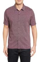 Men's John W. Nordstrom Regular Fit Camp Shirt - Burgundy
