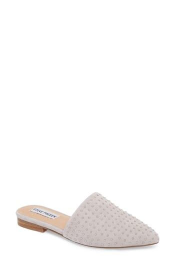 Women's Steve Madden Trace Studded Mule M - Grey
