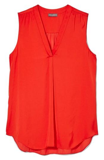 Women's Vince Camuto Rumpled Satin Blouse - Red
