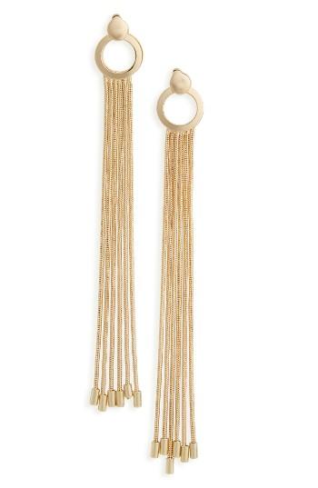 Women's Loren Olivia Chain Tassel Drop Earrings