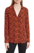 Women's Equipment Adalyn Print Silk Blouse - Red