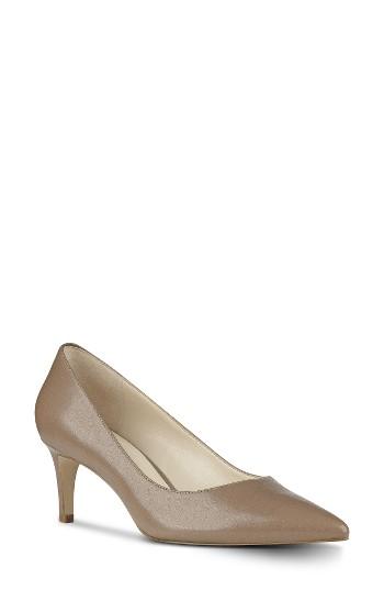 Women's Nine West Smith Pointy Toe Pump M - Beige