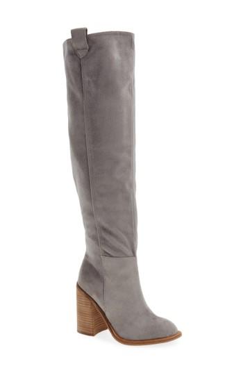 Women's Very Volatile Nate Over The Knee Boot M - Grey
