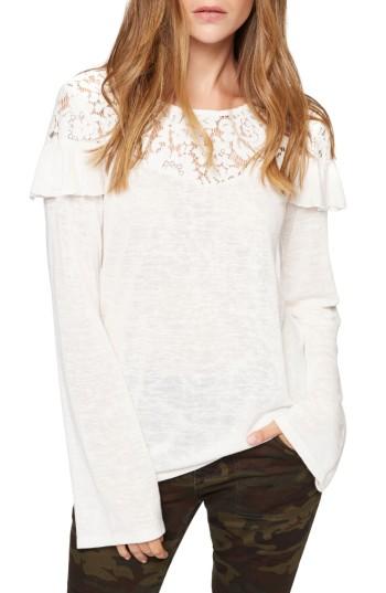 Women's Sanctuary Gwen Lace Yoke Knit Top