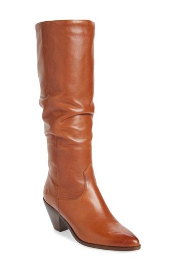 Women's Frye Lila Slouchy Knee High Boot M - Brown
