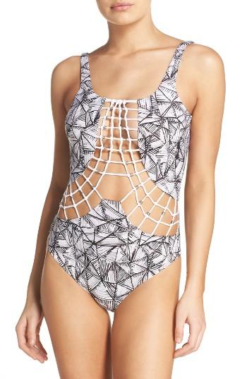 Women's Dolce Vita Macrame One-piece Swimsuit