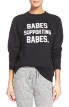 Women's Brunette The Label Babes Supporting Babes Lounge Sweatshirt