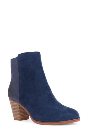 Women's Shoes Of Prey Block Heel Bootie C - Blue