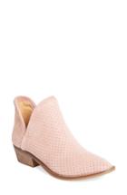 Women's Lucky Brand Kambry Perforated Bootie M - Pink