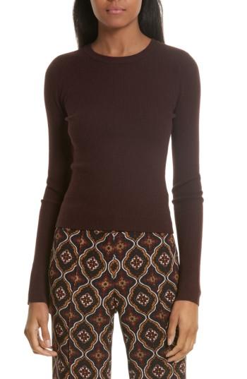 Women's A.l.c. Lewis Merino Wool Blend Sweater - Red