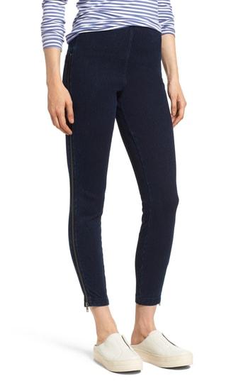 Women's Lysse Zip Denim Leggings - Blue