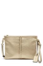 Sole Society Bayle Faux Leather Clutch - Beige