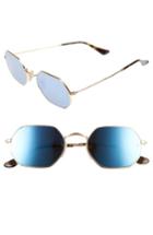 Women's Ray-ban Icons 53mm Sunglasses - Gold/ Grey