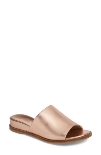 Women's Seychelles Relaxing Wedge Slide Sandal M - Metallic